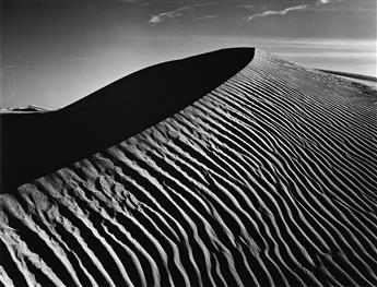 ANSEL ADAMS (1902-1984) White Sands National Monument. Circa 1942; printed 1950s-60s.                                                            